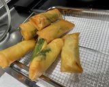 ささみと梅肉のチーズ春巻き作り方10写真