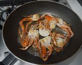 渡り蟹のトマトクリームパスタ作り方7写真