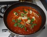 渡り蟹のトマトクリームパスタ作り方9写真