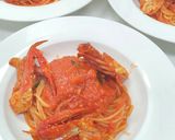 渡り蟹のトマトクリームパスタ作り方15写真