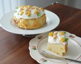粒粒！とうもろこしバスクチーズケーキ作り方11写真