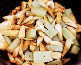 ごま油で簡単！ごぼうとこんにゃくの炒め物作り方10写真