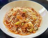 ツナキムパスタ(ツナとキムチ)♪作り方8写真