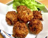 野菜入りエビ団子作り方12写真