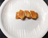 旨♡柿＆クリチーのライスペーパーバター焼作り方3写真
