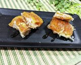 旨♡柿＆クリチーのライスペーパーバター焼作り方6写真