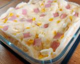 レンジで簡単！ハムチーズコーンの蒸しパン作り方4写真