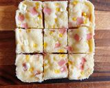 レンジで簡単！ハムチーズコーンの蒸しパン作り方7写真