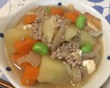 給食の「じゃがいものそぼろ煮」♡ほっこり作り方5写真