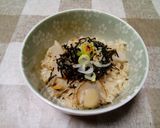 ベビーホタテとキノコの炊込み御飯作り方10写真