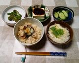 ベビーホタテとキノコの炊込み御飯作り方11写真