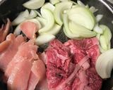 肉豆腐（牛＆鶏むね肉）作り方6写真