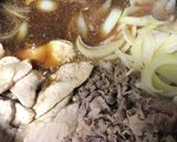 肉豆腐（牛＆鶏むね肉）作り方9写真