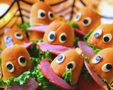 ハロウィン♪おばけのロールパンサンド♪作り方12写真