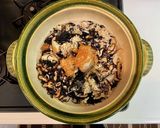 保存食活用♪土鍋で炊き込みご飯作り方4写真