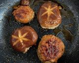 椎茸の肉詰め!バターポン酢作り方6写真