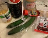 簡単　スライスきゅうりのさっぱりサラダ作り方1写真