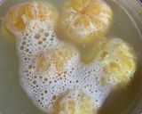 朝のフルーツ　10月　みかんの皮むき作り方3写真