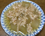 冬瓜のとり餡掛け作り方1写真