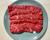 フライパンで作る、具材厳選お皿にすき焼き作り方4写真