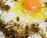 毎日のしろごはん●カツオ海苔玉子ごはん作り方1写真