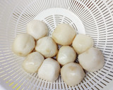 カボチャとさといものめんつゆ煮。作り方2写真