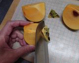 柿の皮むき・種とり作り方6写真