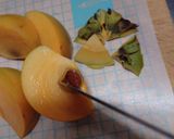 柿の皮むき・種とり作り方10写真