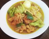 キャベツと長ネギのチキンスープカレー作り方6写真