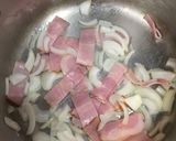給食の「秋の香りシチュー」♡きのこ＆いも作り方2写真