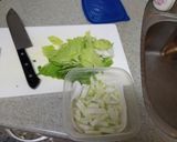 白菜の担々麺風ナムル作り方1写真