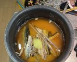 サンマ炊き込みご飯　締めは出汁茶漬け作り方3写真