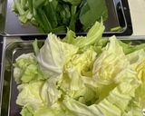 小松菜とキャベツの煮浸し作り方1写真
