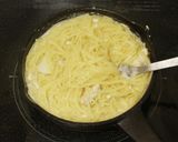 鶏ボナーラ作り方5写真