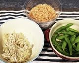 切り干し大根と桜えび枝豆のマヨポンサラダ作り方1写真
