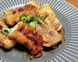 たんぱく質！豆腐の肉巻き焼きタレ味！作り方4写真