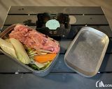 固形燃料で山ごはん！キムチ鍋！作り方1写真