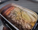 固形燃料で山ごはん！キムチ鍋！作り方6写真