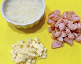 お豆腐で!コーンとウインナーの落とし焼き作り方1写真