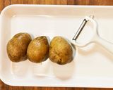 5分|おやつに♪じゃがバター☆和食作り方1写真
