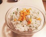 生ハムチーズパセリのパリおにぎり作り方2写真