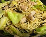 塩こんぶで簡単!ホルモン塩焼きそば作り方6写真