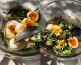 ほうれん草と卵の 胡麻マヨサラダ作り方4写真