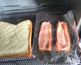 パンを焼くついでにウインナーorベーコン作り方5写真