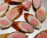 魚肉ソーセージと竹輪のピカタ風♡作り方2写真