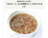 簡単美味しい【ポルチーニのコンソメスープ作り方5写真