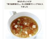 茅乃舎野菜だし【ベーコンと玉ねぎのスープ作り方7写真