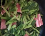 お箸が止まらない♡野沢菜と豚肉キンピラ風作り方3写真