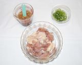 《レンジで簡単》にんにく味噌チキン作り方1写真