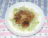《レンジで簡単》にんにく味噌チキン作り方4写真